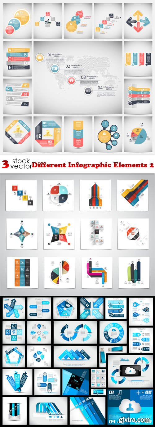 Vectors - Different Infographic Elements 2