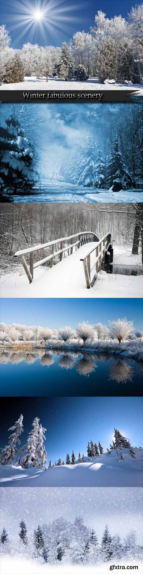 Winter fabulous scenery