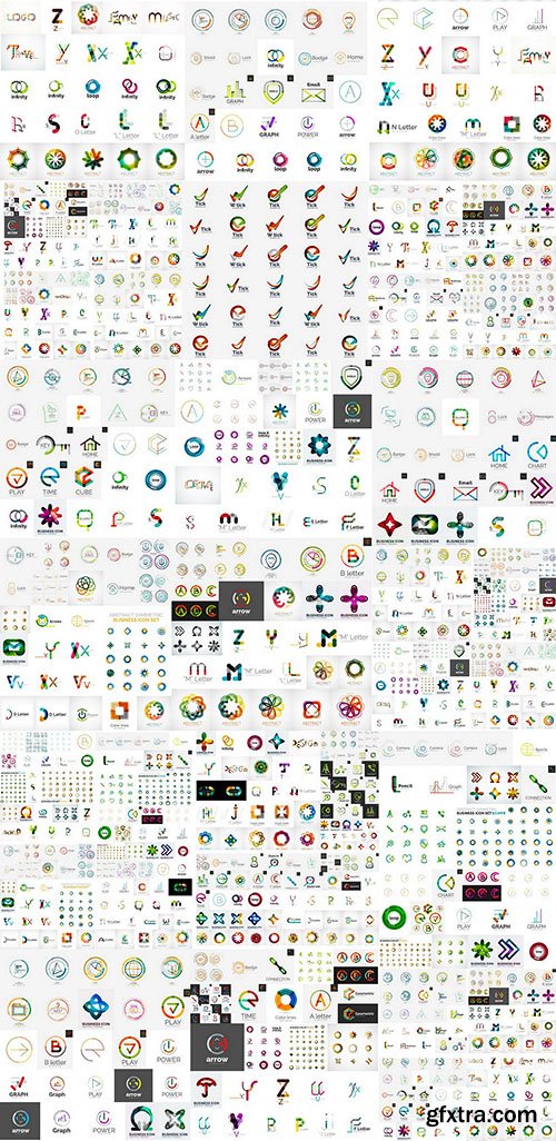 Logos, Icons & Design Elements - MEGA Vector Collection, 25xEPS