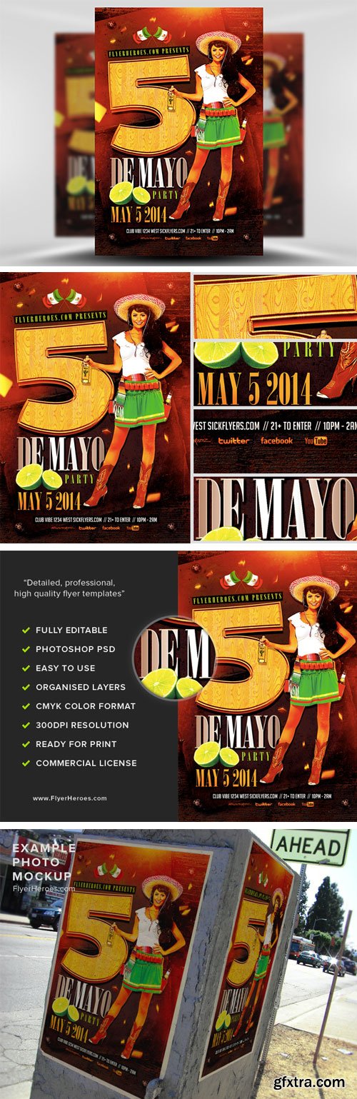 Cinco De Mayo Flyer Template