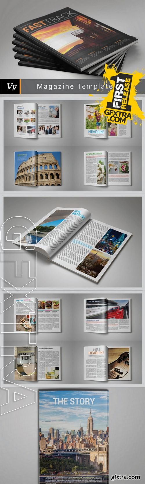 Magazine Template vol. 01 - CM 141905