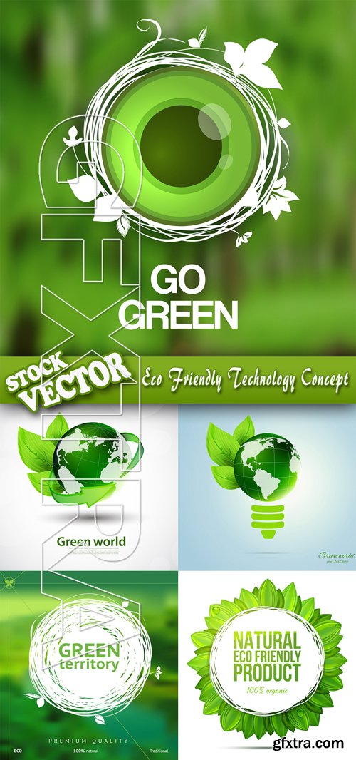 Stock Vector - Eco Friendly Technology Concept