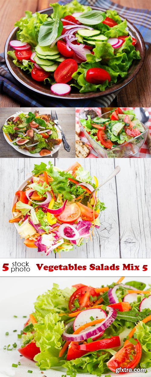 Photos - Vegetables Salads Mix 5