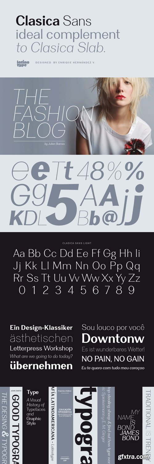 Clasica Sans Font Family $126