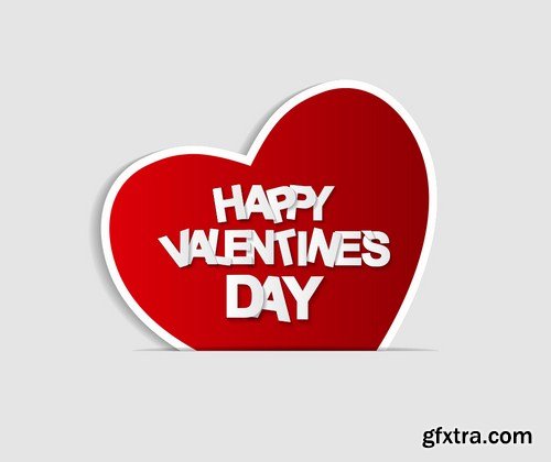 Stock Vector - Valentines Day Cards, 25EPS