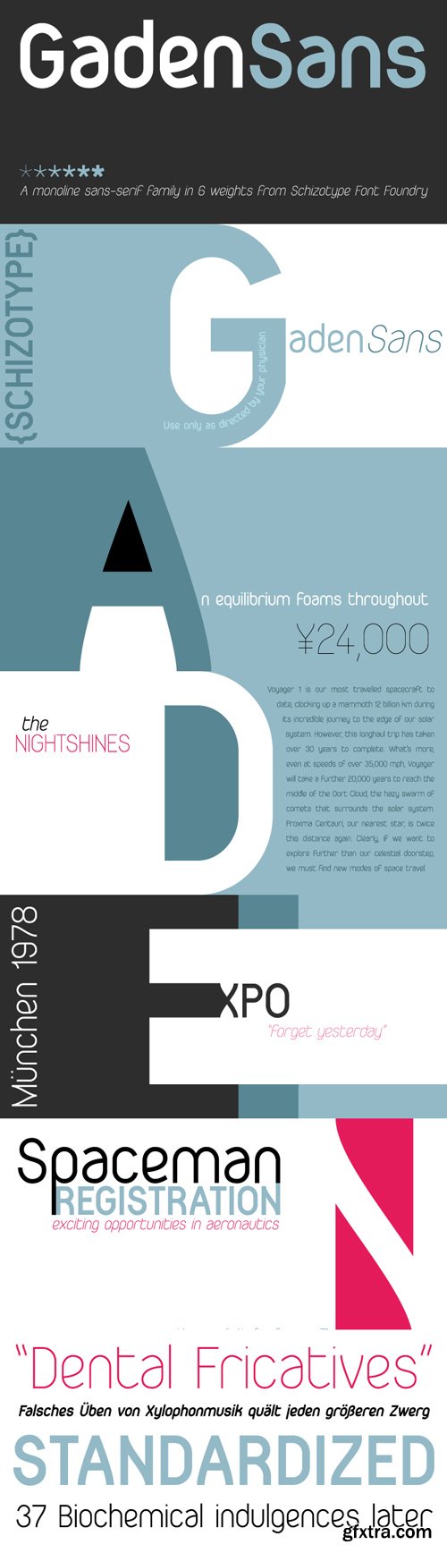 Gaden Sans Font Family $70