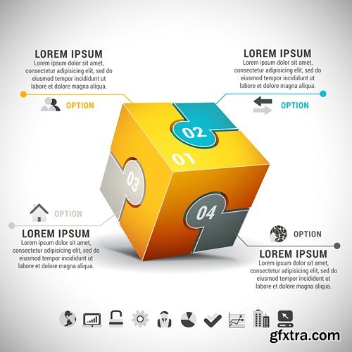 Infographics Design Elements 9, 25xEPS