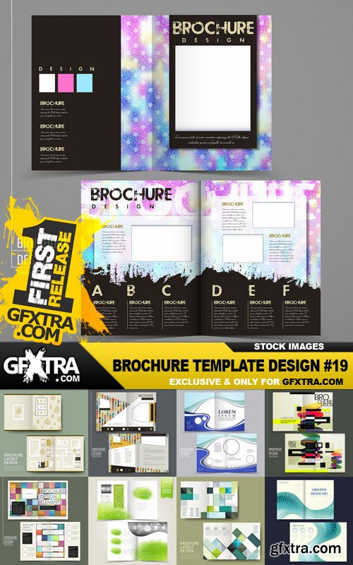 Brochure Template Design #19 - 25 Vector