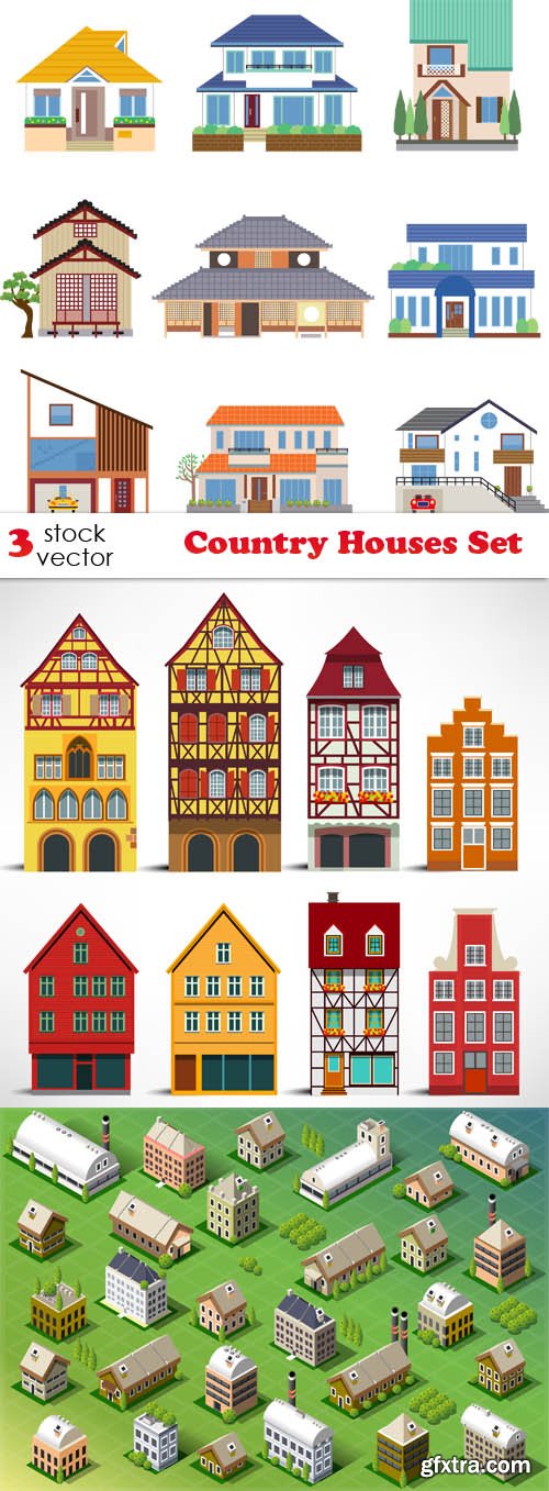 Vectors - Country Houses Set