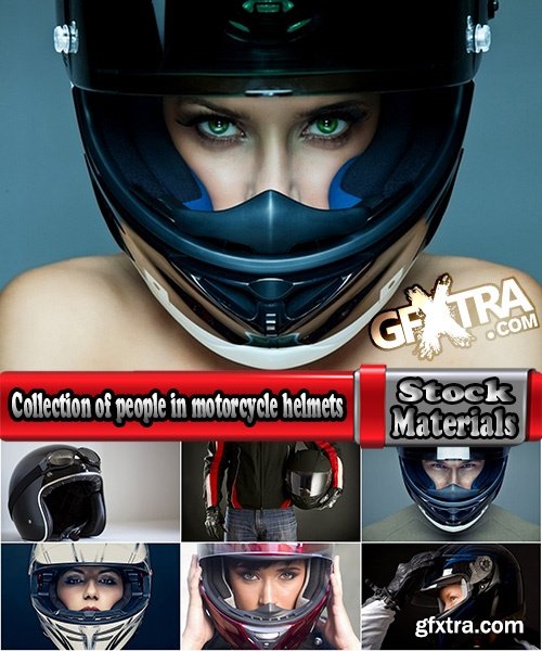 Collection of people in motorcycle helmets 25 HQ Jpeg