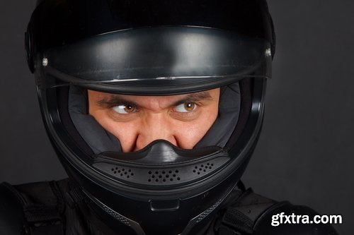 Collection of people in motorcycle helmets 25 HQ Jpeg