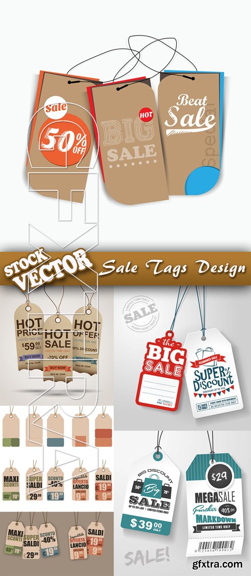 Stock Vector - Sale Tags Design