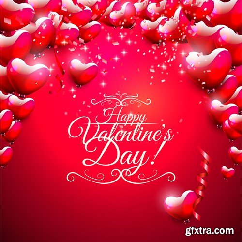 St. Valentine's Day Vector Set, 25xEPS