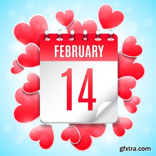 St. Valentine's Day Vector Set, 25xEPS