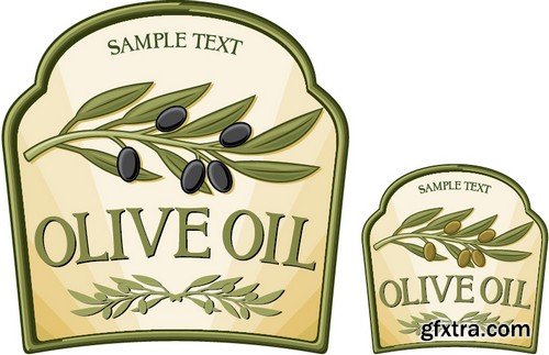 Stock Vectors - Olive oil 2, 25xEPS