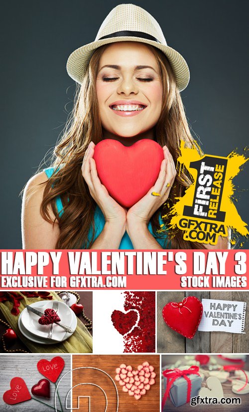 Stock Photos - Happy Valentine's Day 3, 25xJPG