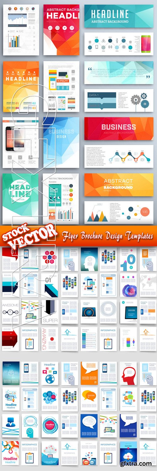 Stock Vector - Flyer Brochure Design Templates