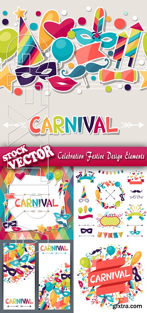 Stock Vector - Celebration Festive Design Elements