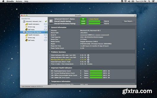 DriveDx 1.3.0 MacOSX