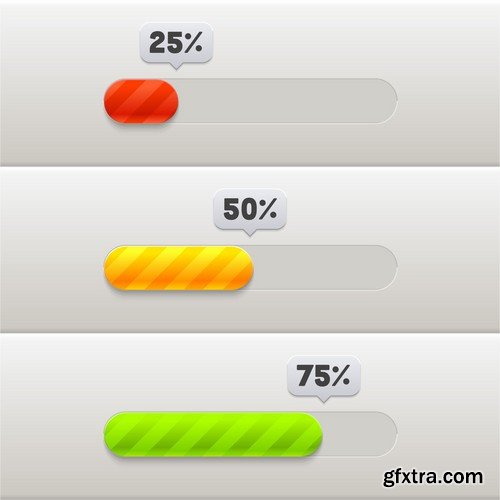 Progress Bars - 25x EPS