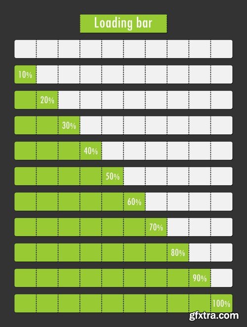 Progress Bars - 25x EPS