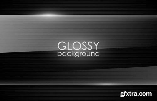 Glossy Vector Backgrounds - 25x EPS