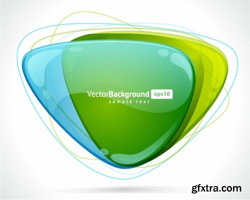 Glossy Vector Backgrounds - 25x EPS