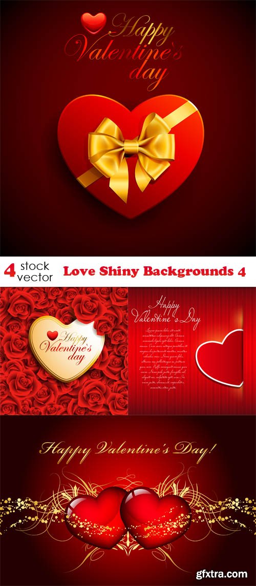 Vectors - Love Shiny Backgrounds 4