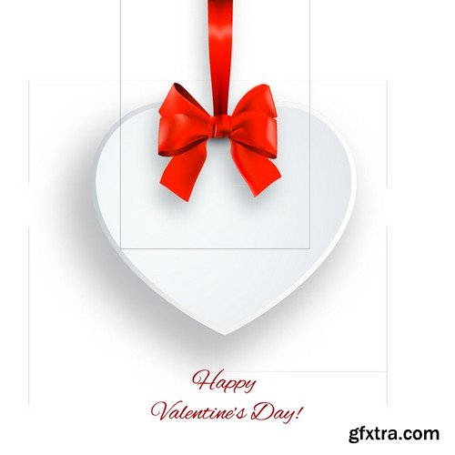 Stock Vectors - Happy Valentine's Day 4, 25xEPS