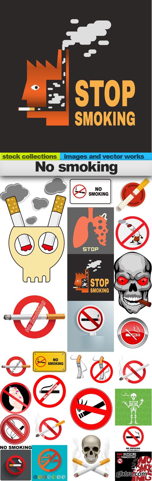 No smoking,25 x EPS