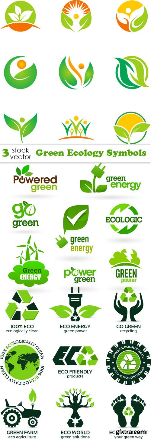 Vectors - Green Ecology Symbols