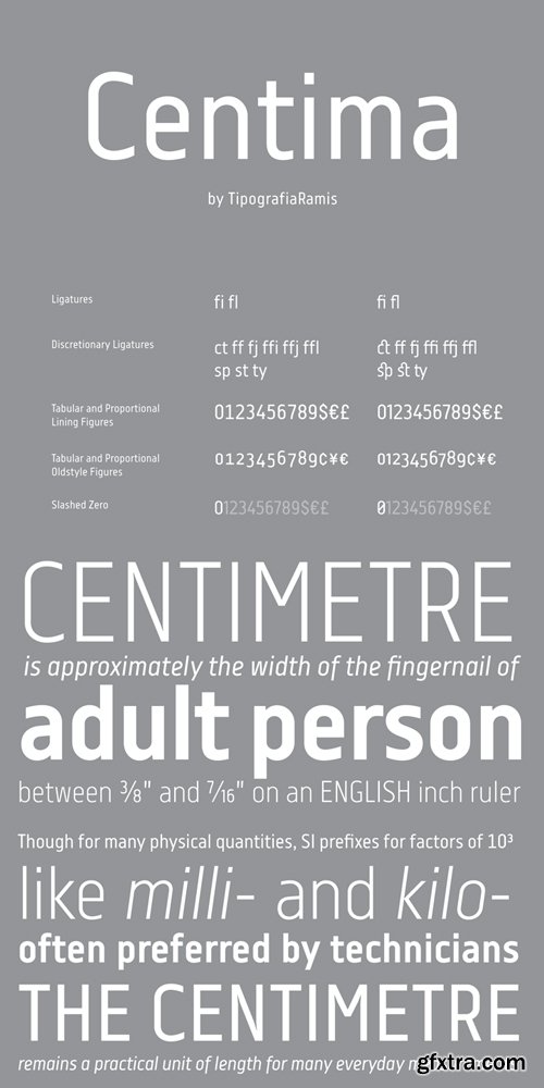 Centima Font Family $140