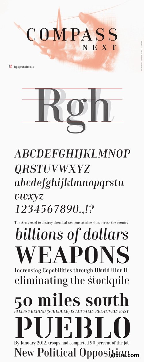 Compass Next Font Family $180