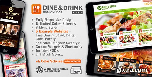 Dine & Drink - Restaurant WordPress Theme v1.1.3