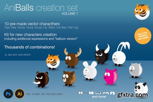 AniBalls, Character Creation Set - CM 133132