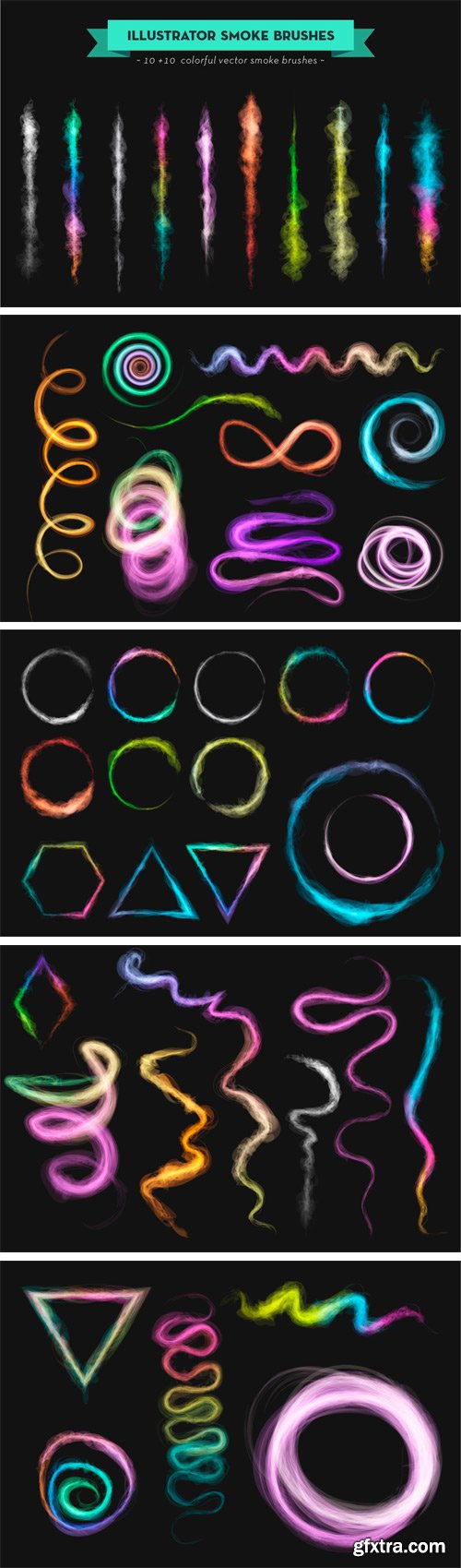 CM - Illustrator Glow Brush Set