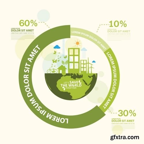 Vector - Ecology Infographic