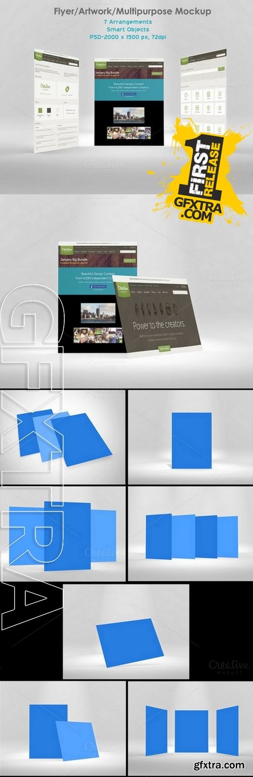 Flyer/ Artwork/ Multipurpose Mockup - CM 155292