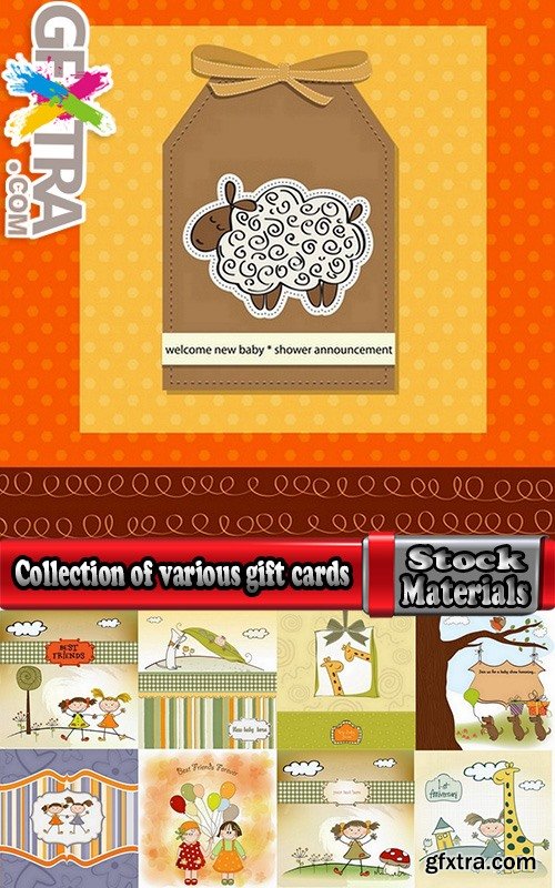 Collection of various gift cards #8-25 Eps