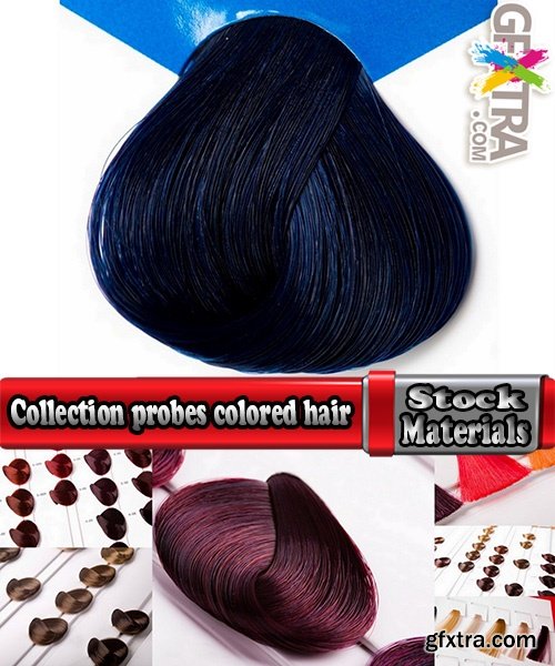 Collection probes colored hair 25 HQ Jpeg