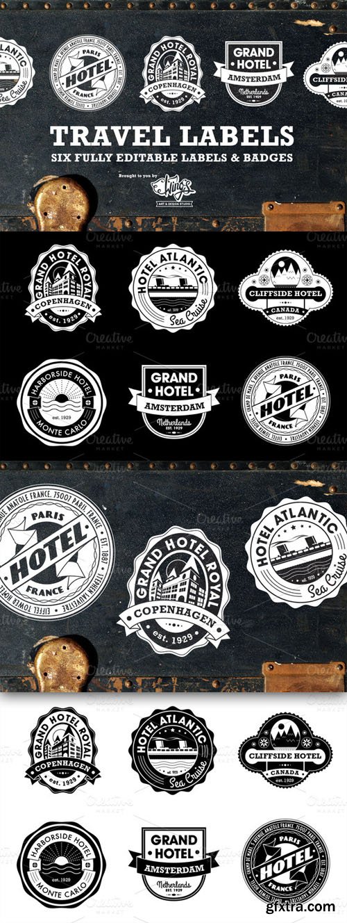 Travel Labels and Badges - CM 6861