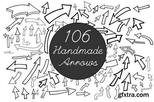 CreativeMarket - Handmade Vector Arrows 128667