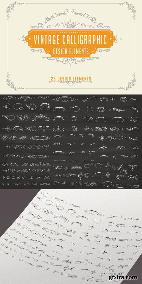 Calligraphic Design Elements Set 2 - CM 105610