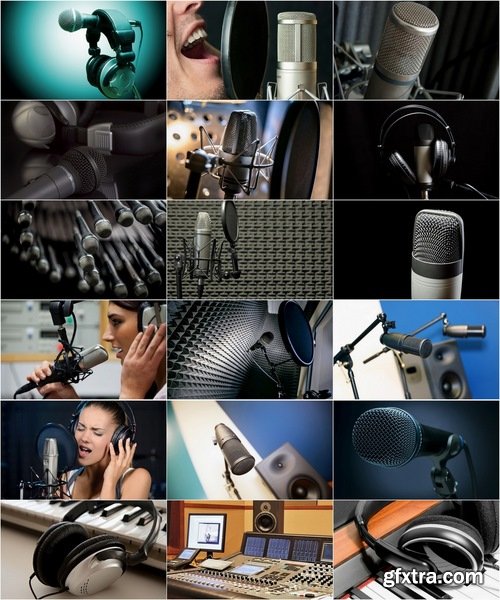 Collection of recording studios 25 HQ Jpeg