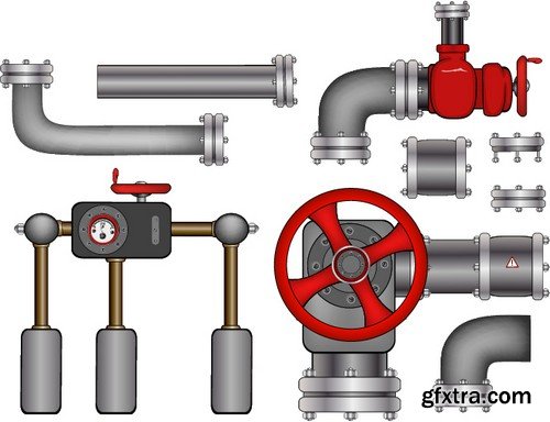 Stock Vectors - Plumbing, 25xEPS