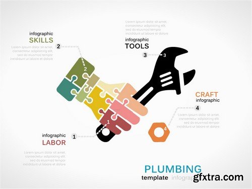 Stock Vectors - Plumbing, 25xEPS