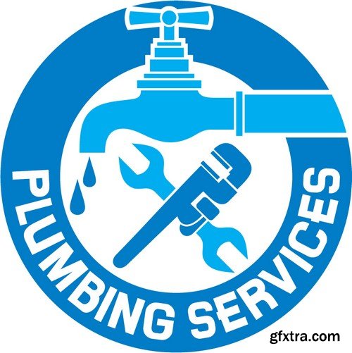 Stock Vectors - Plumbing, 25xEPS