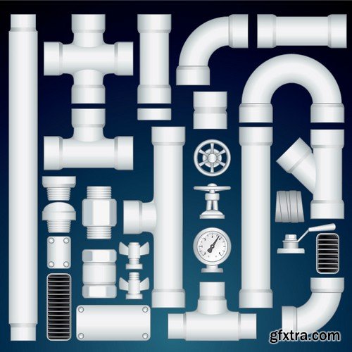 Stock Vectors - Plumbing, 25xEPS