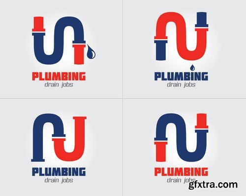 Stock Vectors - Plumbing, 25xEPS