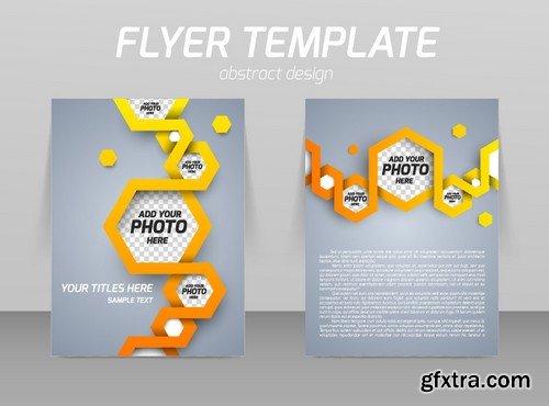 Stock Vectors - Business Flyer Template 4, 25xEPS